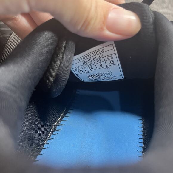 Brooks Addiction 14 Men's Size 10D Black Running Lace Up Shoes NO INSOLES - Picture 8 of 10